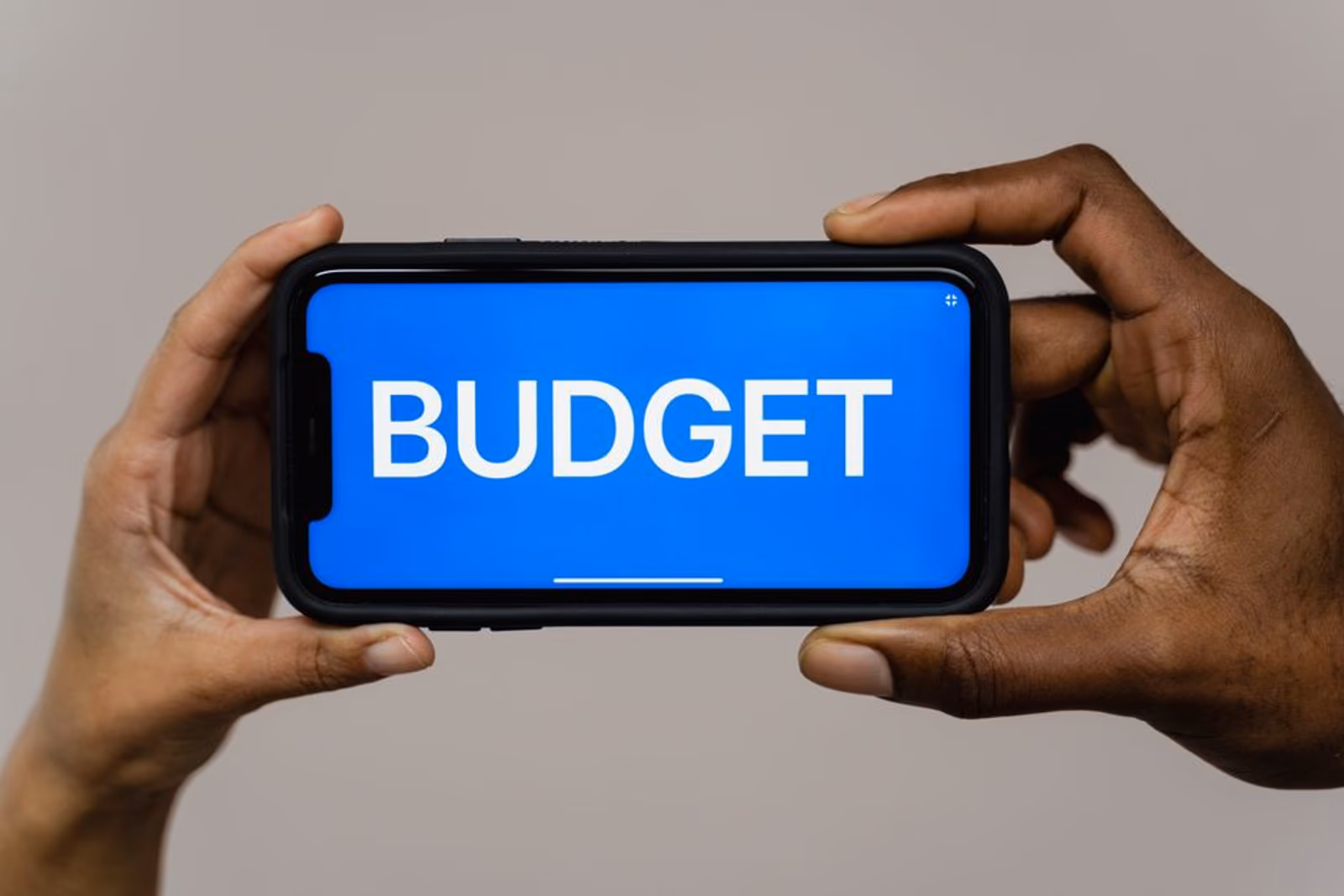 Mobile budget planning dashboard showing retargeting and prospecting campaign allocation