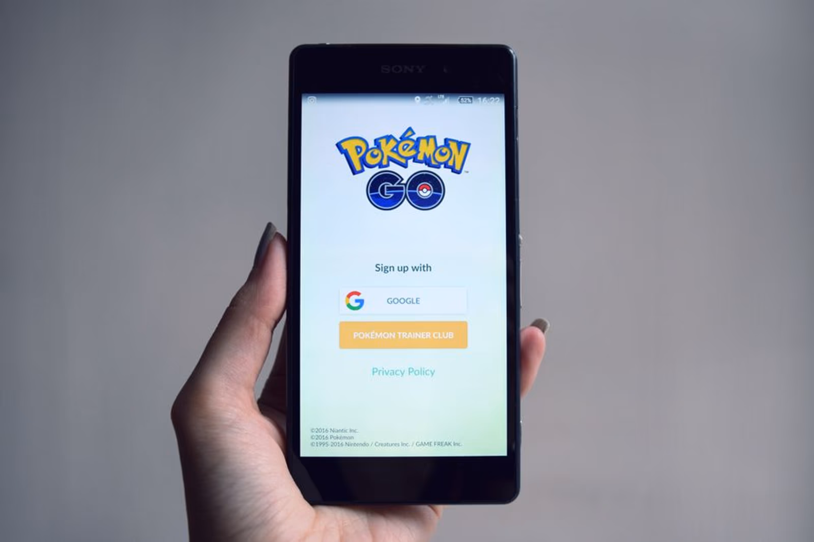 Mobile gaming app store listing with screenshots and keyword metadata displayed on a phone screen