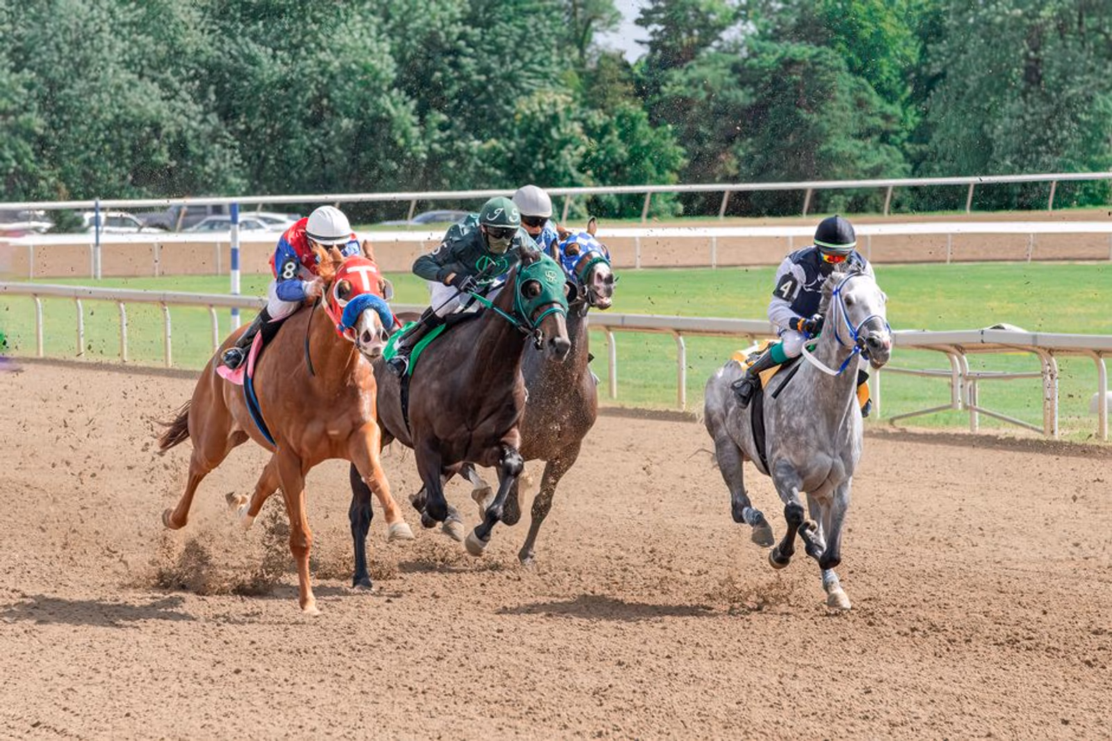 Two app icons racing on a track, representing competitive app store ranking dynamics