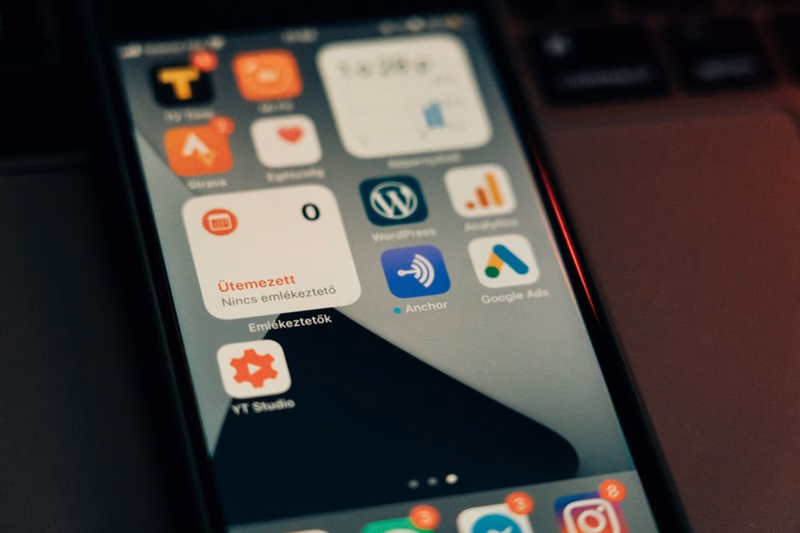 Smartphone screen showing a stack of app push notifications with engagement prompts
